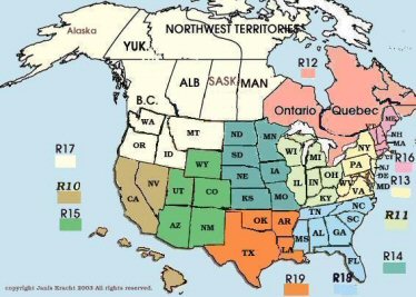 Zone 1 Regional Map